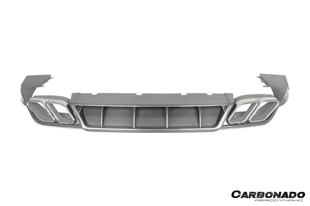 2018-2025 Porsche 9Y0 Cayenne    S    Coupe    E-Hybrid MSY Style Dry Carbon Fiber Rear Lip Diffuser