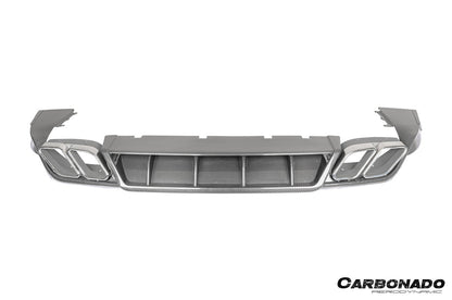2018-2026 Porsche 9Y0 9Y3 Cayenne S Coupe E-Hybrid MSY Style Dry Carbon Fiber Rear Lip Diffuser