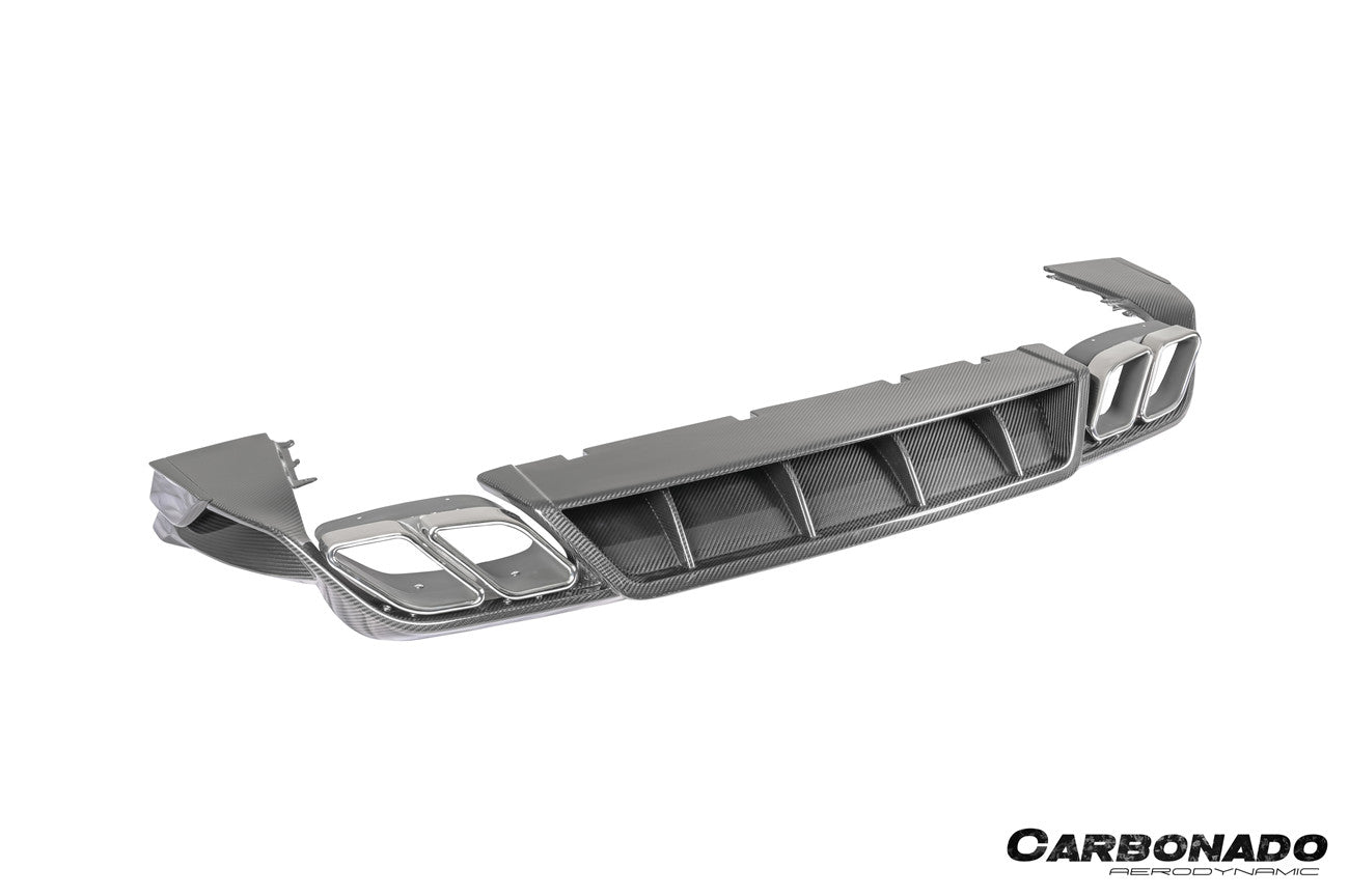 2018-2025 Porsche 9Y0 Cayenne    S    Coupe    E-Hybrid MSY Style Dry Carbon Fiber Rear Lip Diffuser