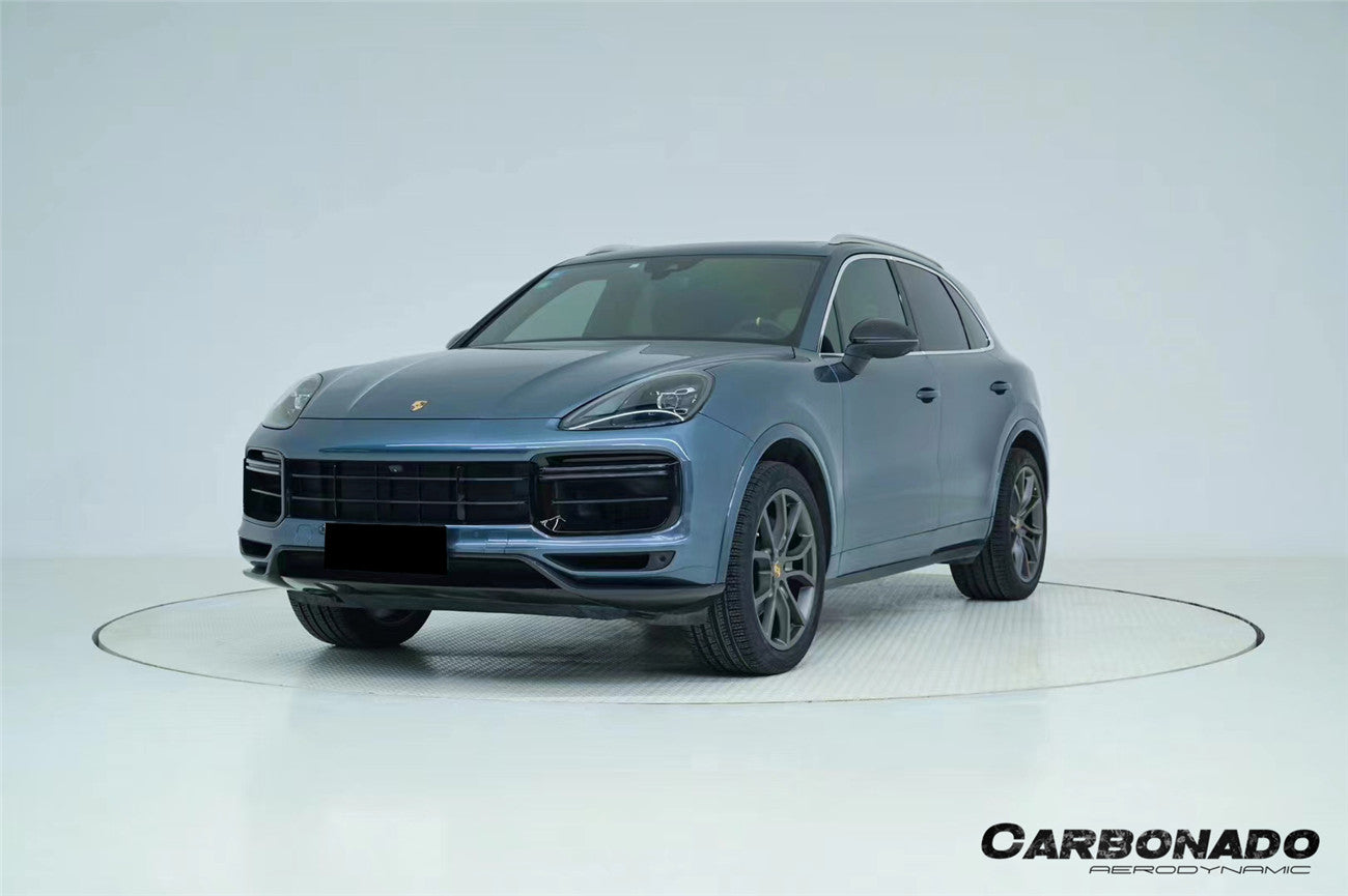 2018-2023 Porsche 9Y0.1 Cayenne Turbo TurboGT-Style Dry Carbon Fiber Front Lip