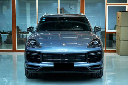 2018-2023 Porsche 9Y0.1 Cayenne Turbo TurboGT-Style Dry Carbon Fiber Front Lip - Carbonado