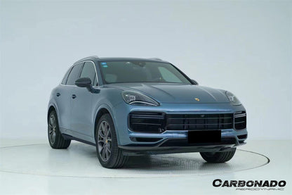 2018-2023 Porsche 9Y0.1 Cayenne Turbo TurboGT-Style Dry Carbon Fiber Front Lip