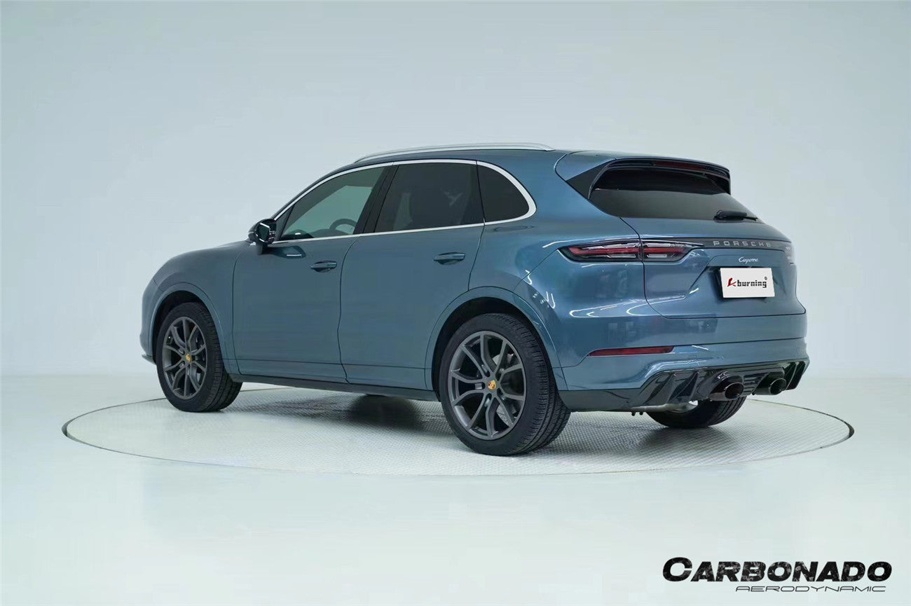 2018-2023 Porsche 9Y0.1 9YA Cayenne    S   E-Hybrid TurboGT-Style Rear Bumper With Exhaust Adapter Pipe