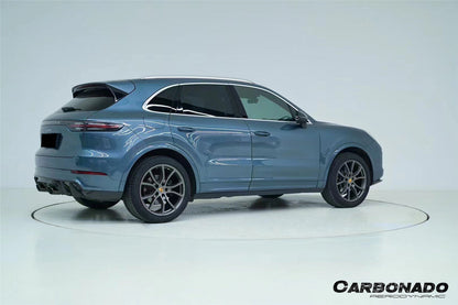 2018-2025 Porsche 9Y0.1 9Y0.2 9YA 9YB Cayenne    S    E-Hybrid TurboGT-Style Rear Diffuser With Exhaust Adapter Pipe
