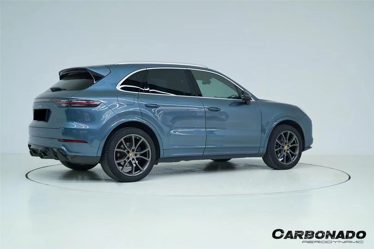 2018-2023 Porsche Cayenne 9Y0 9YA Convert 23TurboGT-Style Rear Bumper With Exhaust Adapter Pipe | Fits Cayenne, S, E-Hybrid, S E-Hybrid
