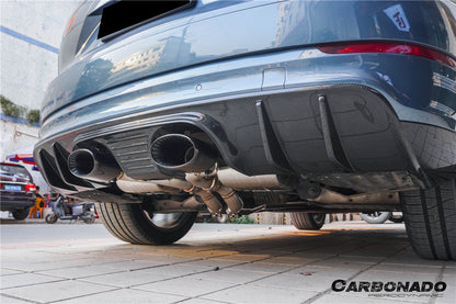2018-2023 Porsche 9Y0 9YA Cayenne Turbo Convert TurboGT-Style Rear Diffuser With Exhaust Adapter Pipe | Fits Turbo S E-Hybrid, Turbo