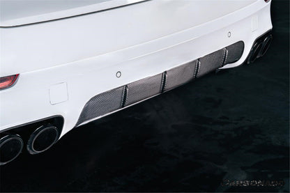 2018-2025 Porsche 9Y0 Cayenne SD Only Rear Lip Diffuser - Carbonado