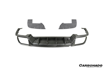 2018-2025 Porsche 9Y0 Cayenne S    E-Hybrid    SD    Turbo   Turbo GT KT-Style Rear Diffuser