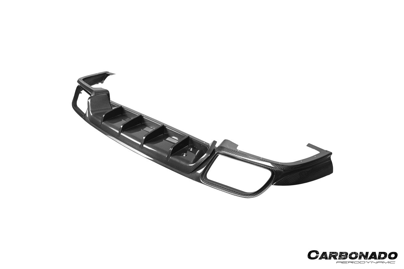 2018-2025 Porsche 9Y0 Cayenne S    E-Hybrid    SD    Turbo   Turbo GT KT-Style Rear Diffuser