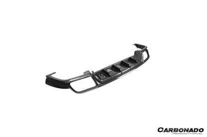 2018–2026 Porsche Cayenne 9Y0 9Y3 Carbon Fiber KT-Style Rear Diffuser, Fits SUV and Coupe Models | Fits E-Hybrid, Turbo, Turbo E-Hybrid, Turbo S E-Hybrid