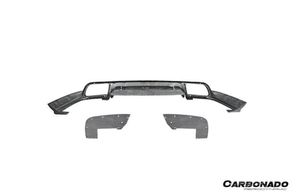 2018-2025 Porsche 9Y0 Cayenne S    E-Hybrid    SD    Turbo   Turbo GT KT-Style Rear Diffuser