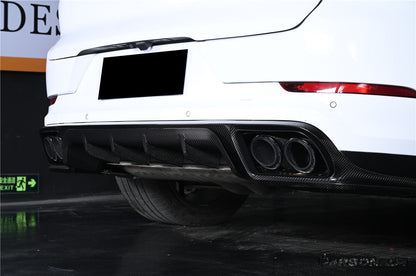 2018–2026 Porsche Cayenne 9Y0 9Y3 Carbon Fiber KT-Style Rear Diffuser, Fits SUV and Coupe Models | Fits E-Hybrid, Turbo, Turbo E-Hybrid, Turbo S E-Hybrid