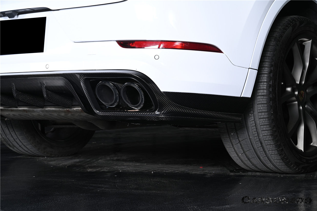 2018-2025 Porsche 9Y0 Cayenne S    E-Hybrid    SD    Turbo   Turbo GT KT-Style Rear Diffuser