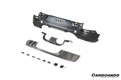 2018-2025 Porsche 9Y0 9YB 9YA Cayenne   S    Coupe    E-Hybrid TurboGT Style Rear Bumper With Exhaust Adapter Pipe