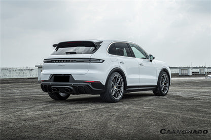2018-2025 Porsche 9Y0 9YB 9YA Cayenne   S    Coupe    E-Hybrid TurboGT Style Rear Bumper With Exhaust Adapter Pipe