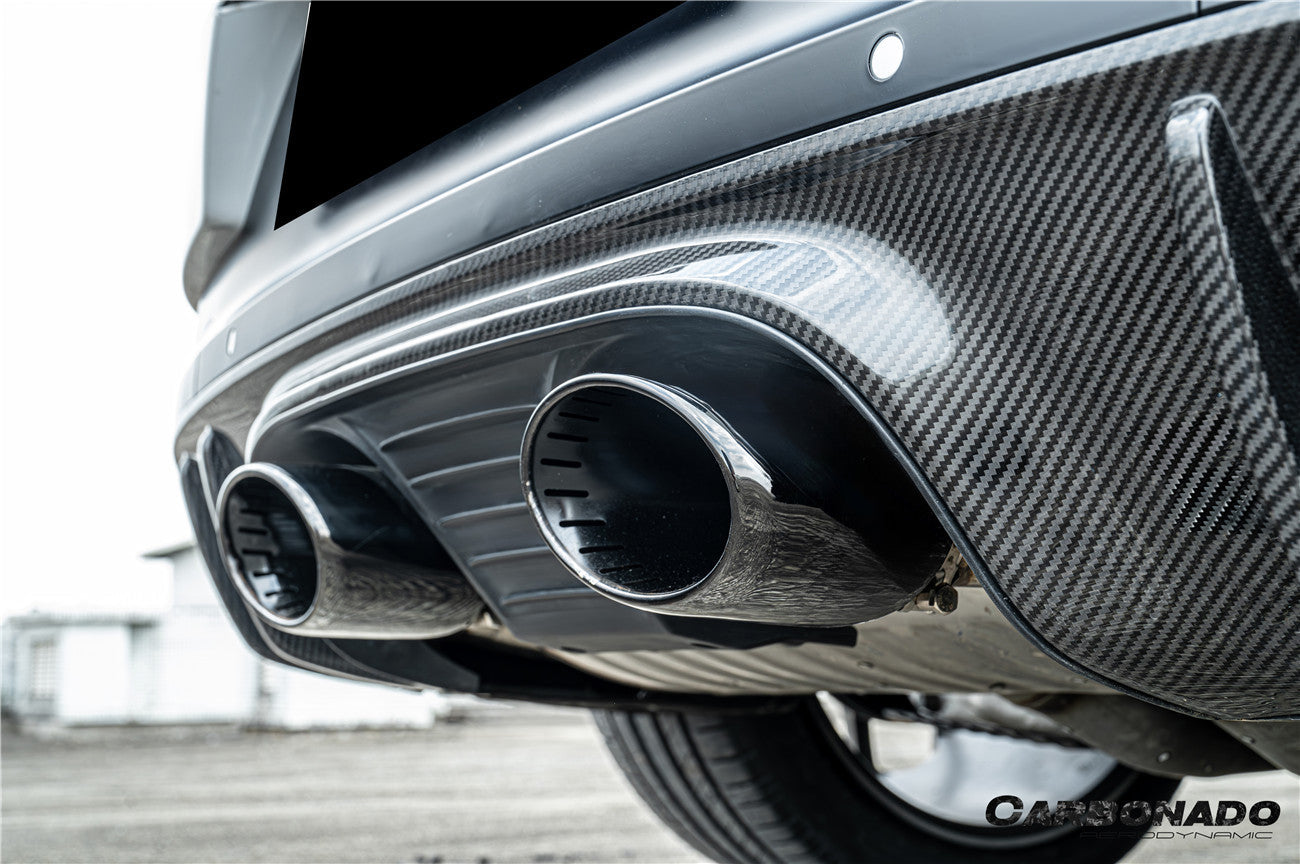 2018-2025 Porsche 9Y0 9YB 9YA Cayenne   S    Coupe    E-Hybrid TurboGT Style Rear Bumper With Exhaust Adapter Pipe