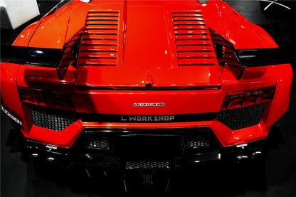 2004-2014 Lamborghini Gallardo Spyder Only IRON Trunk Spoiler - DarwinPRO Aerodynamics