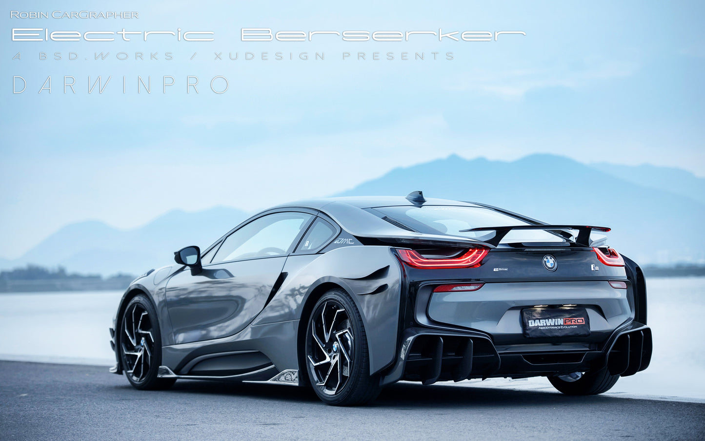2014-2018 BMW i8 BZK Carbon Fiber Trunk Spoiler - DarwinPRO Aerodynamics