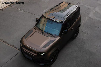 2020-2024 Land Rover Defender rock style  Front Roof Spoiler & with LED Light