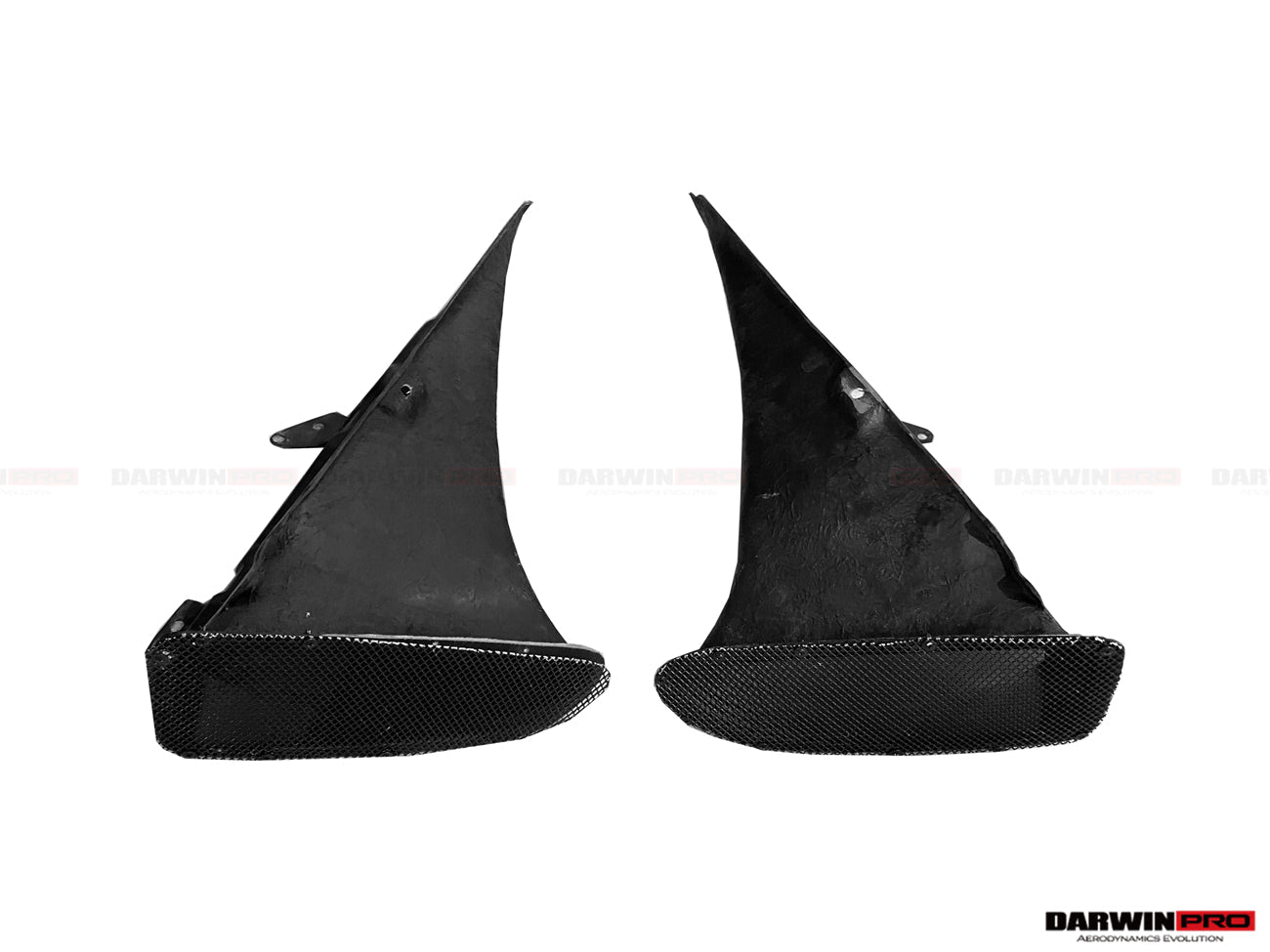 2015-2020 Ferrari 488 GTB/Spyder Pista Style Quarter Panel Side Scoops - DarwinPRO Aerodynamics