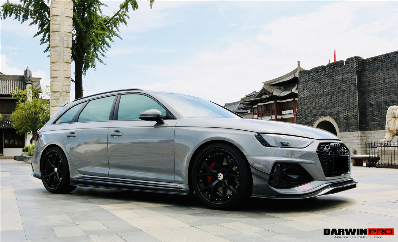 2020-2022 Audi RS4 B9.5 BKSS Style Carbon Fiber Front Lip - DarwinPRO Aerodynamics