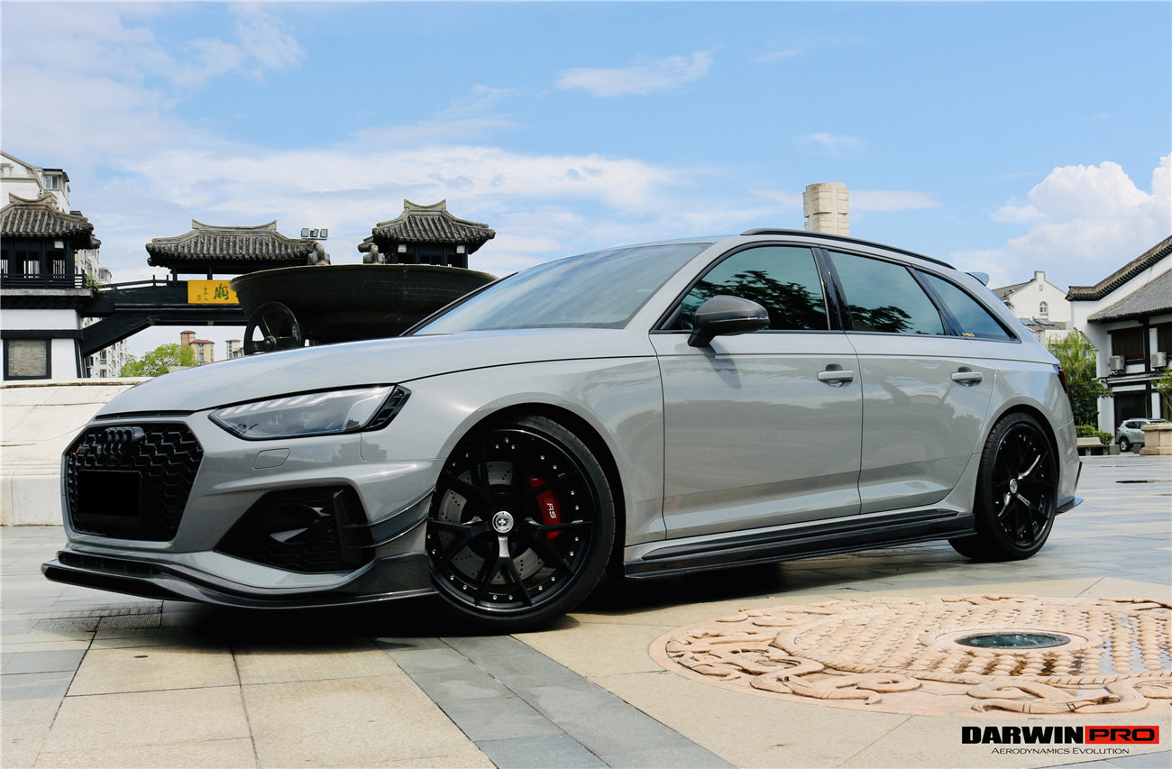 2020-2022 Audi RS4 B9.5 BKSS Style Carbon Fiber Front Lip - DarwinPRO Aerodynamics