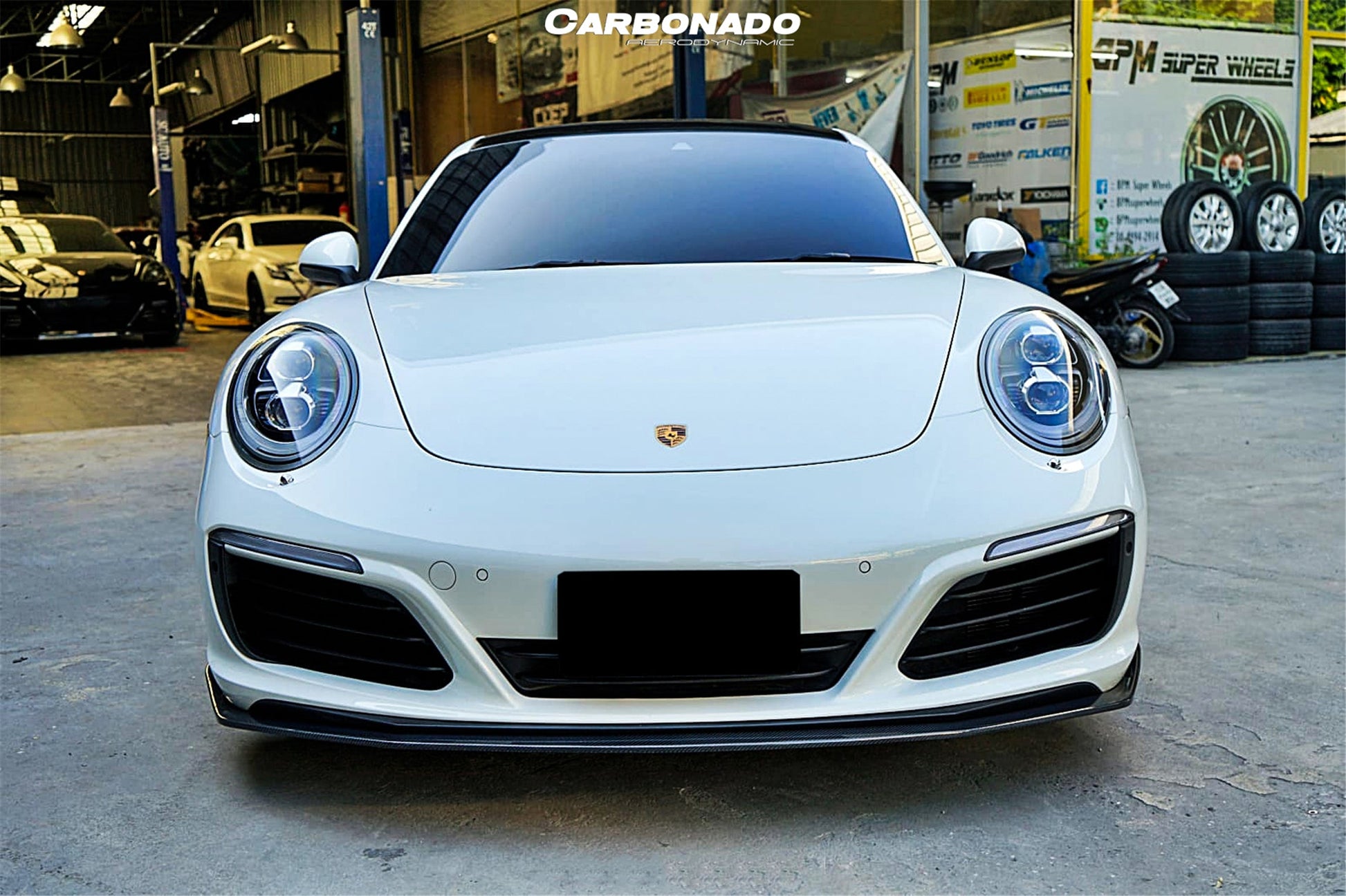 2016-2019 Porsche 911 991.2 Carrera/Targa/S/4S/GTS OD Style Front Lip - Carbonado