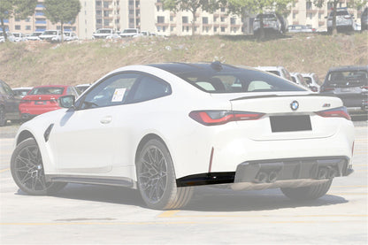 2021-UP BMW M4 G82/G83 OE Style Carbon Fiber Rear Caps - DarwinPRO Aerodynamics