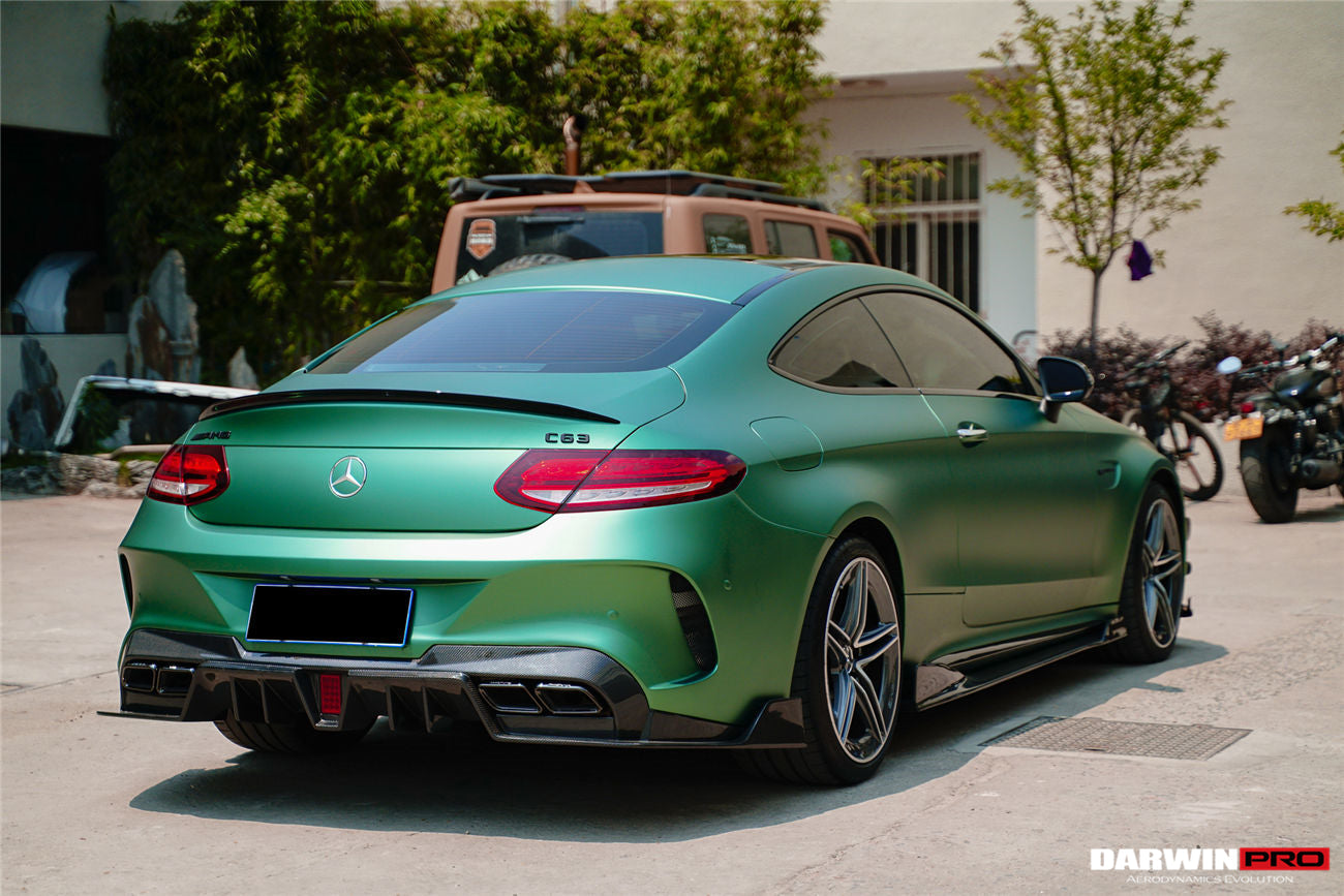 2015-2021 Mercedes Benz C63 / C-Class Coupe IMP Performance Carbon Fiber Side Skirts - DarwinPRO Aerodynamics