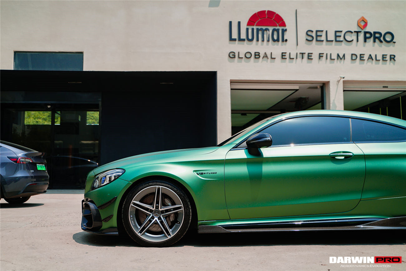 2015-2021 Mercedes Benz C63 / C-Class Coupe IMP Performance Carbon Fiber Side Skirts - DarwinPRO Aerodynamics