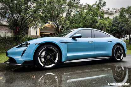 2019-2022 Porsche Taycan/4/4S/GTS/TURBO OD Style Side Skirts - Carbonado