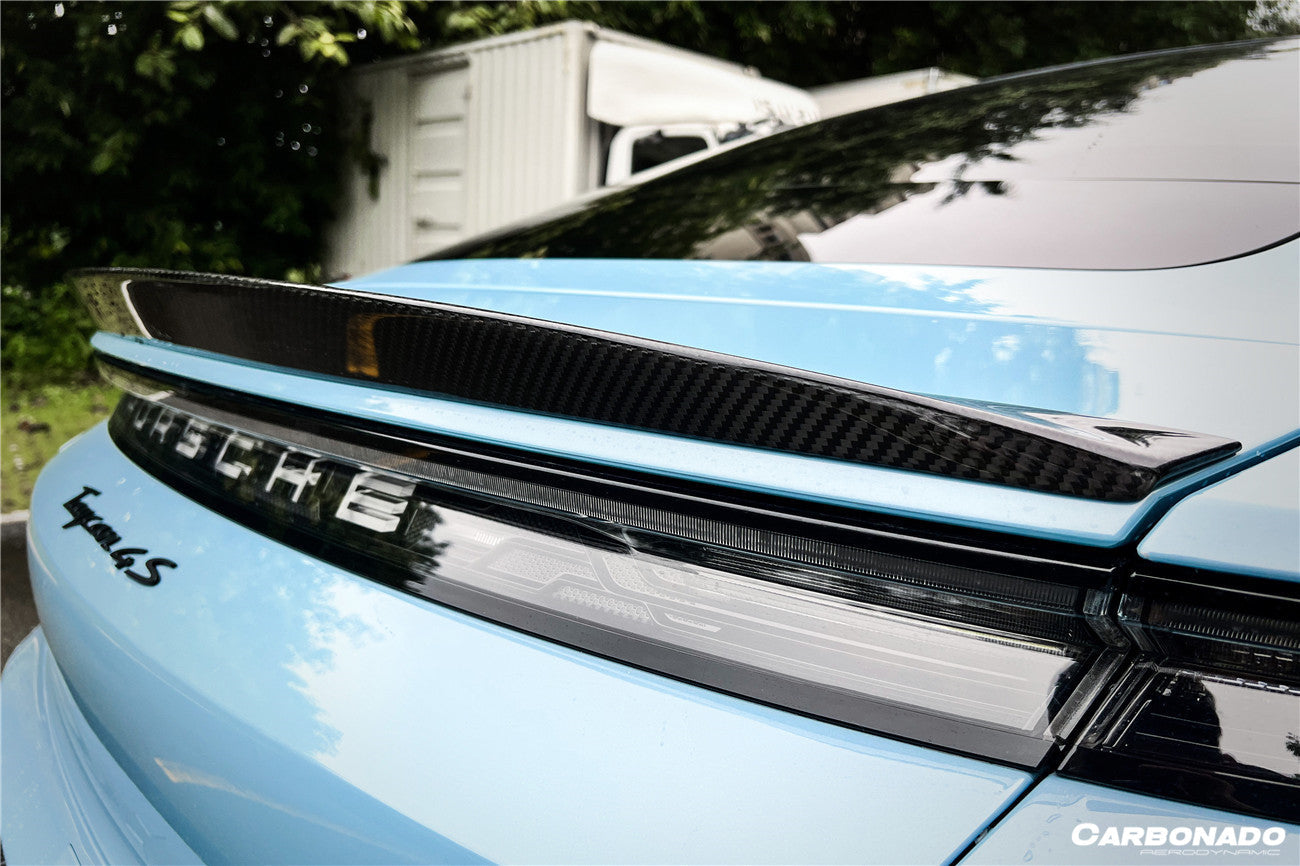 2019-2022 Porsche Taycan/4/4S/GTS/TURBO OD Style Trunk Spoiler - Carbonado