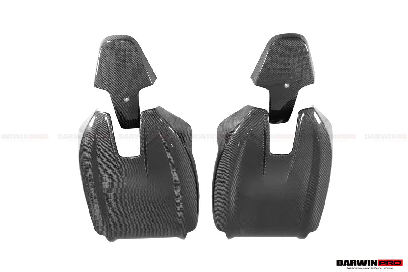 2021-UP BMW M3 G80 Carbon Fiber Seat-Back Cover - DarwinPRO Aerodynamics