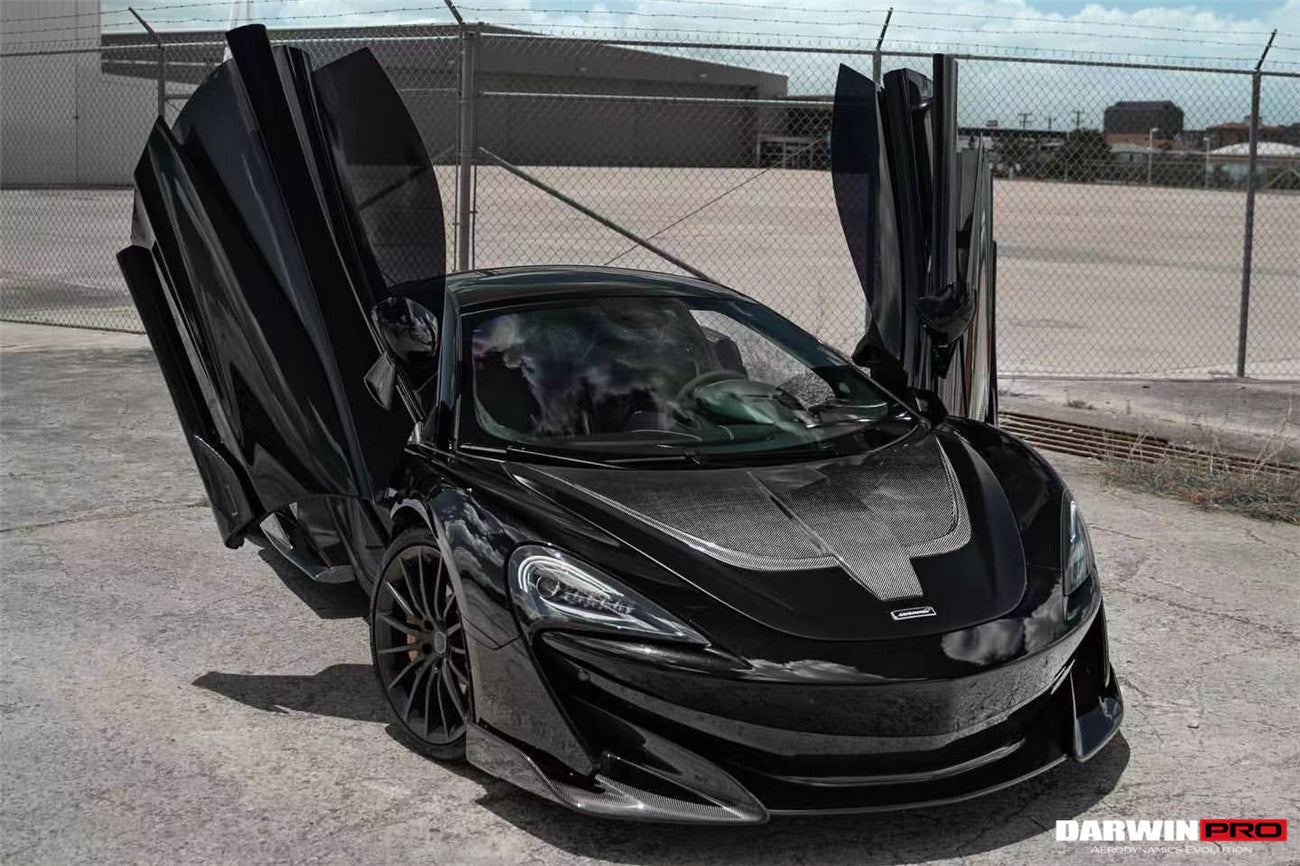 2018-2021 McLaren 600lt 2015-2021 540c/570s/570gt BKSSII Style Carbon Fiber Hood - DarwinPRO Aerodynamics