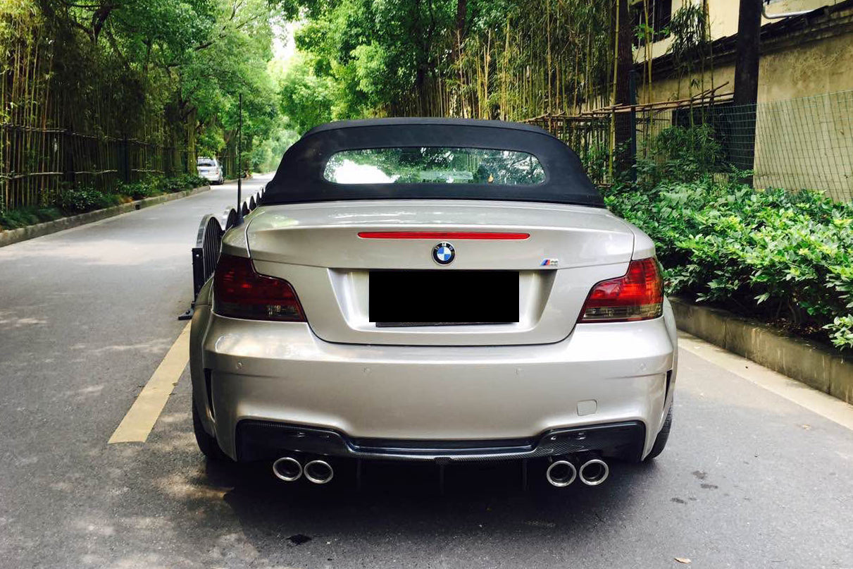 2008-2013 BMW 1 Series E82/E88 1M Style Rear Bumper - Carbonado