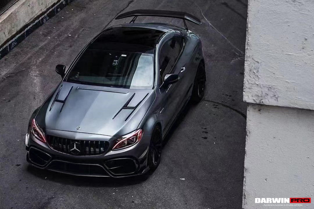 2015-2021 Mercedes Benz W205 C63/S AMG BKSS Style Hood - DarwinPRO Aerodynamics