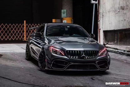 2015-2021 Mercedes Benz W205 C63/S AMG Coupe IMP Performance Partial Carbon Fiber Front Bumper - DarwinPRO Aerodynamics