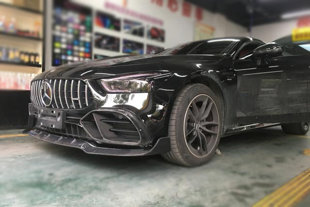 2019+ Mercedes Benz AMG GT63/S 4Door Coupe X290 BRS Style Carbon Fiber Front Bumper Vents - DarwinPRO Aerodynamics