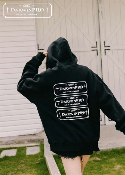 GRKC X DARWINPRO DG OVERSIZED HOODY- BLACK - DarwinPRO Aerodynamics