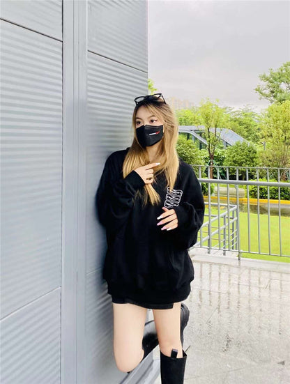GRKC X DARWINPRO DG OVERSIZED HOODY- BLACK - DarwinPRO Aerodynamics