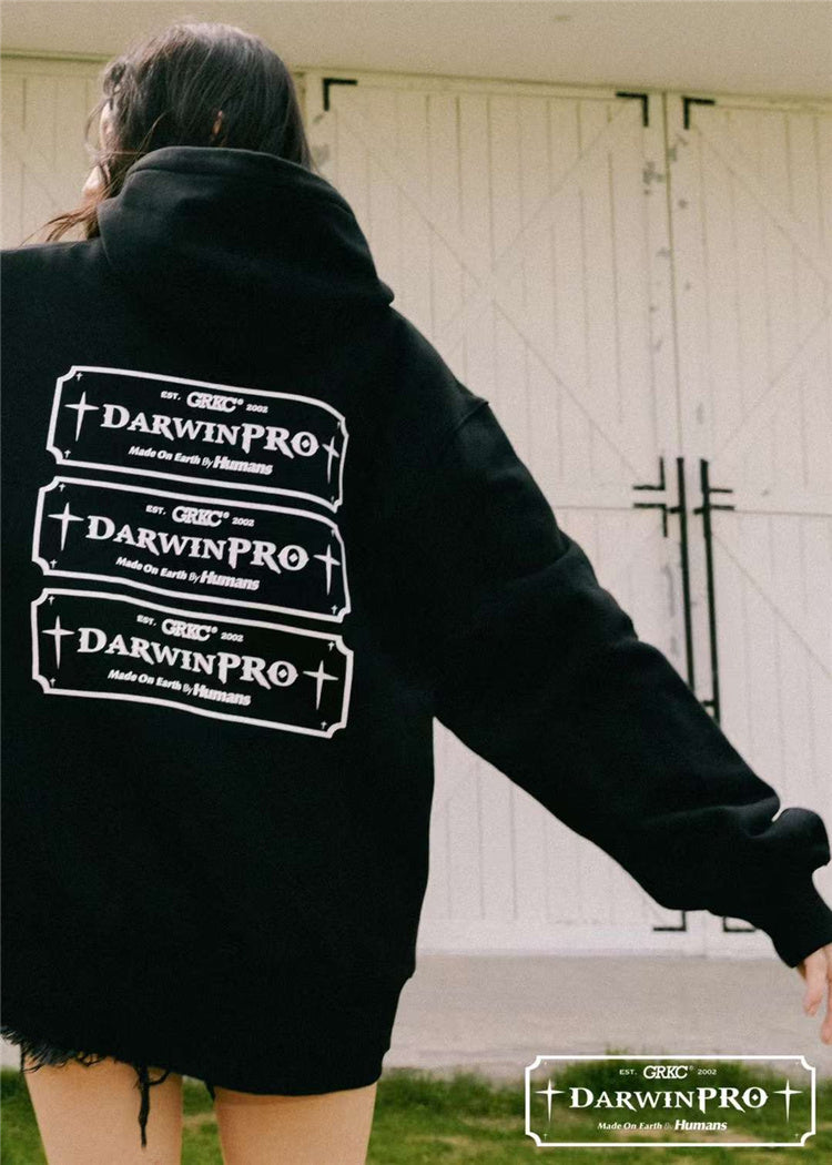GRKC X DARWINPRO DG OVERSIZED HOODY- BLACK - DarwinPRO Aerodynamics
