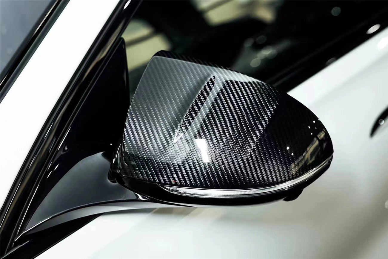 2021-UP Mercedes Benz S Class W223 Sedan MSY Style Mirror Cover - Carbonado