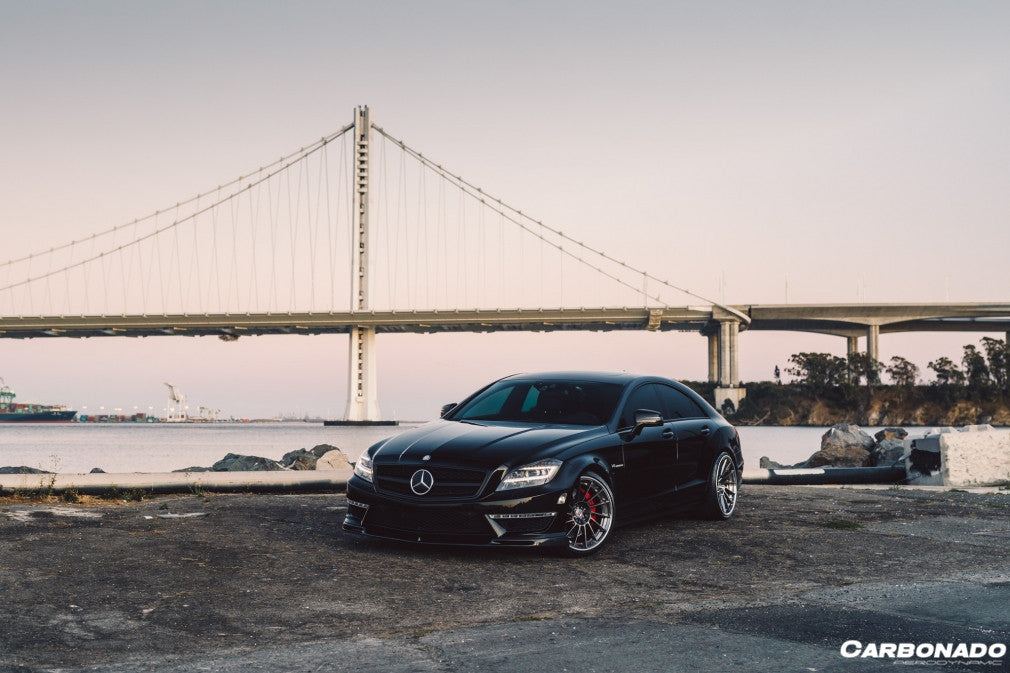 2011-2015 Mercedes Benz CLS63 AMG W218 VS Style Front Lip - Carbonado