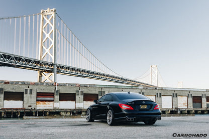 2011-2015 Mercedes Benz CLS400 CLS500 CLS63 AMG W218 RT Style Rear Diffuser - Carbonado