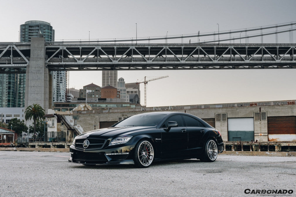 2011-2015 Mercedes Benz CLS63 AMG W218 VS Style Front Lip - Carbonado