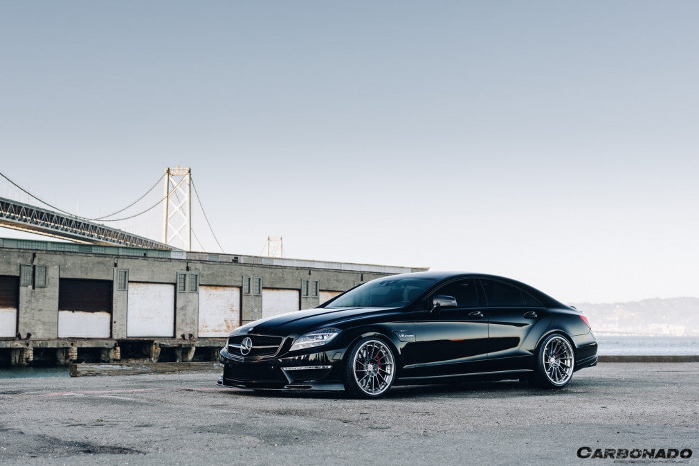 2011-2015 Mercedes Benz CLS63 AMG W218 VS Style Front Lip - Carbonado