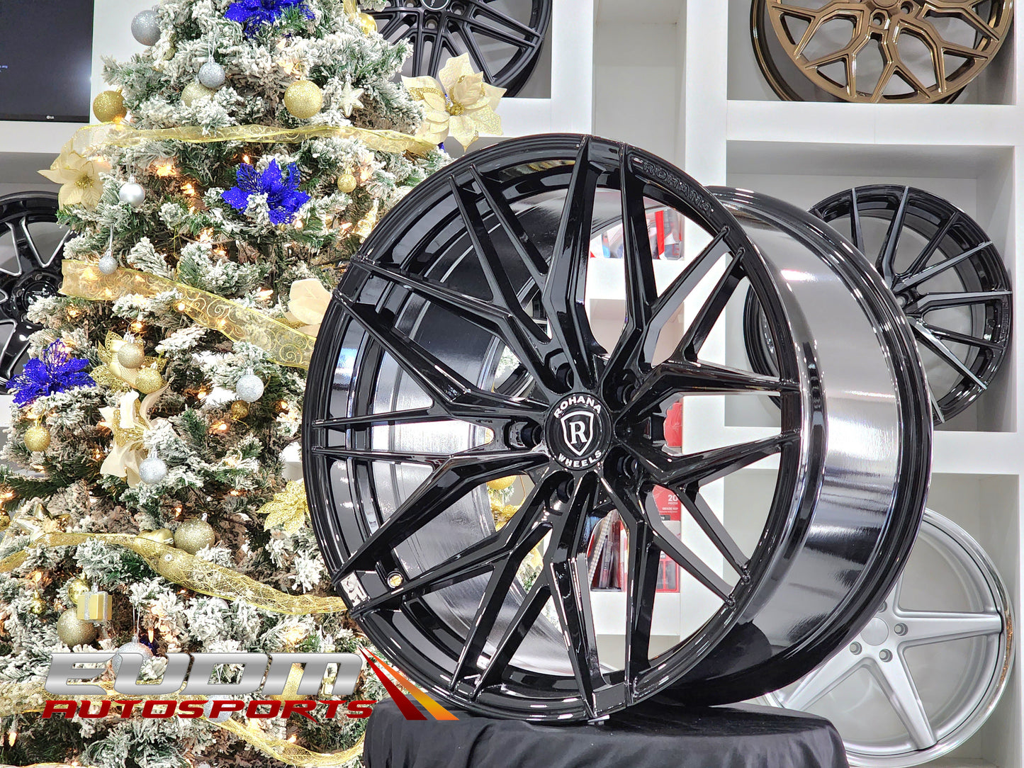 Rohana RFX17 21x10.5 ET20 Gloss Black 5x112 – (Square Set of 4)