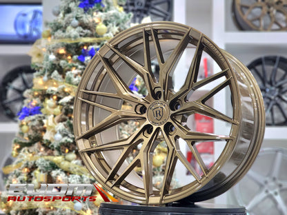 20" Rohana RFX17 Gloss Bronze 5x112 ( Staggered Setup ) ( Set of 4 )