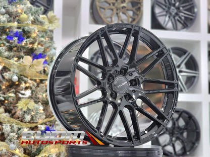20" Velgen VF9 Gloss Black 5x112 ( Square Set ) ( Set of 4 )