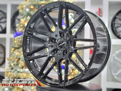 20" Velgen VF9 Gloss Black 5x114.3 ( Staggered Set ) ( Set of 4 )